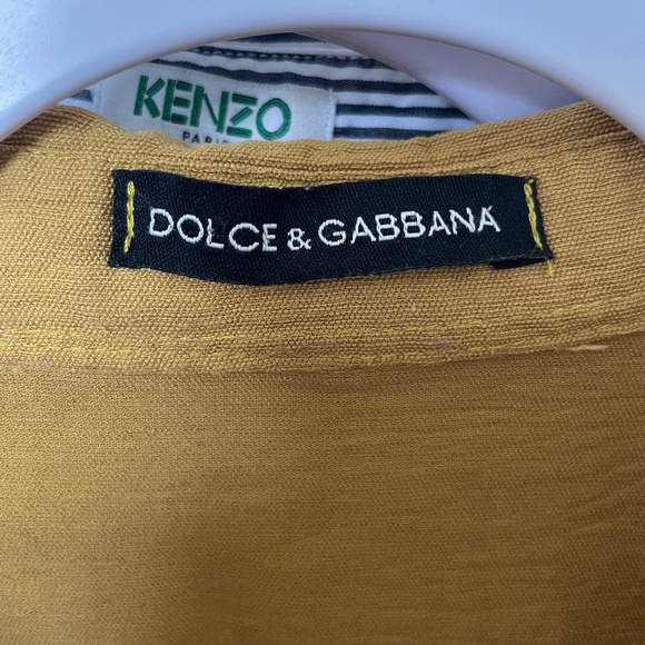 Dolce & Gabbana Sunflower Mustard Yellow Blouse Sz. XS - Picture 2 of 2